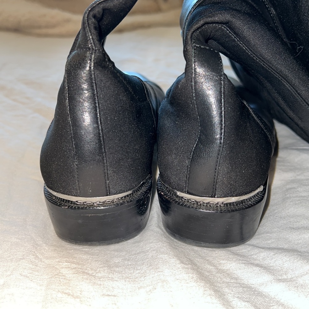 Coach black lilac boot (Q3011) - Picture 5 of 9
